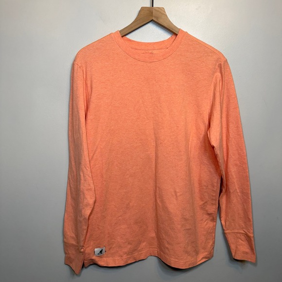 Kangol Tops - Kangol Women's Peach Heather Long Sleeve Crew Neck Shirt K9167L Size Medium